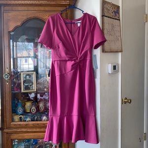 🌴NWT - London Times Pink/Mauve Colored Dress Size 6